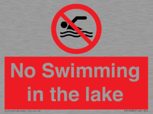 No Swimming in the lake